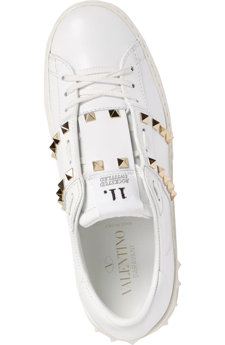 Valentino Garavani 'Rockstud' Sneaker, Alternate, color,