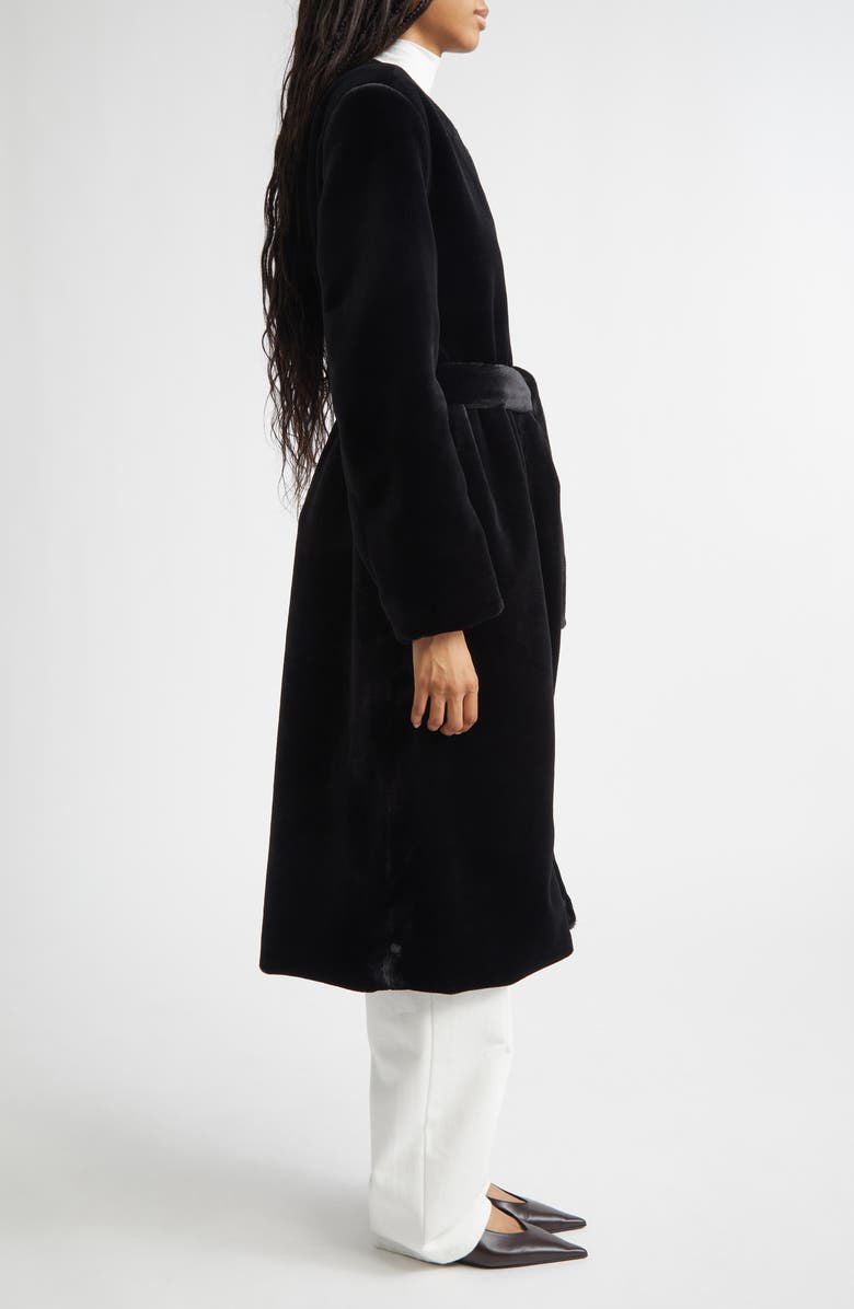GIA STUDIOS Bellus Velvet Coat, Alternate, color, Black