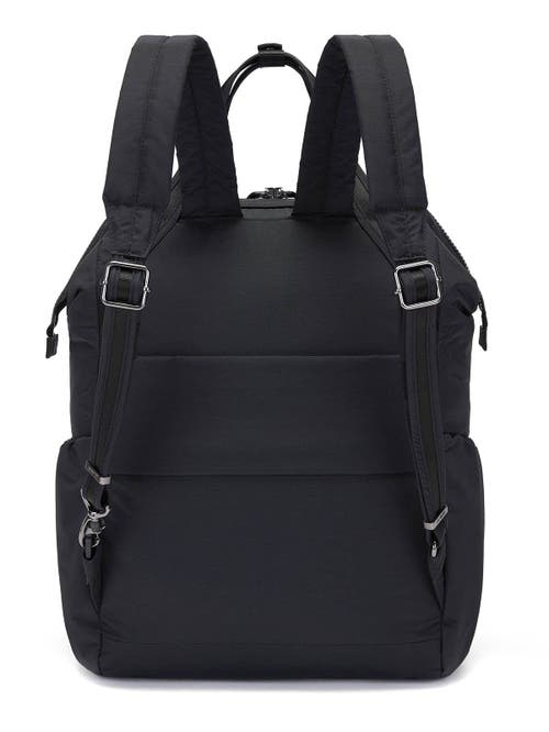 Shop Pacsafe Citysafe Cx Backpack In Econyl Black