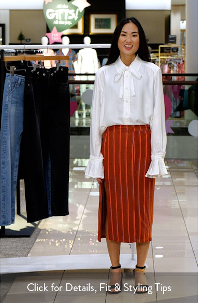 Mary Lou Pleated Cuff Button-Up Shirt, sales video thumbnail