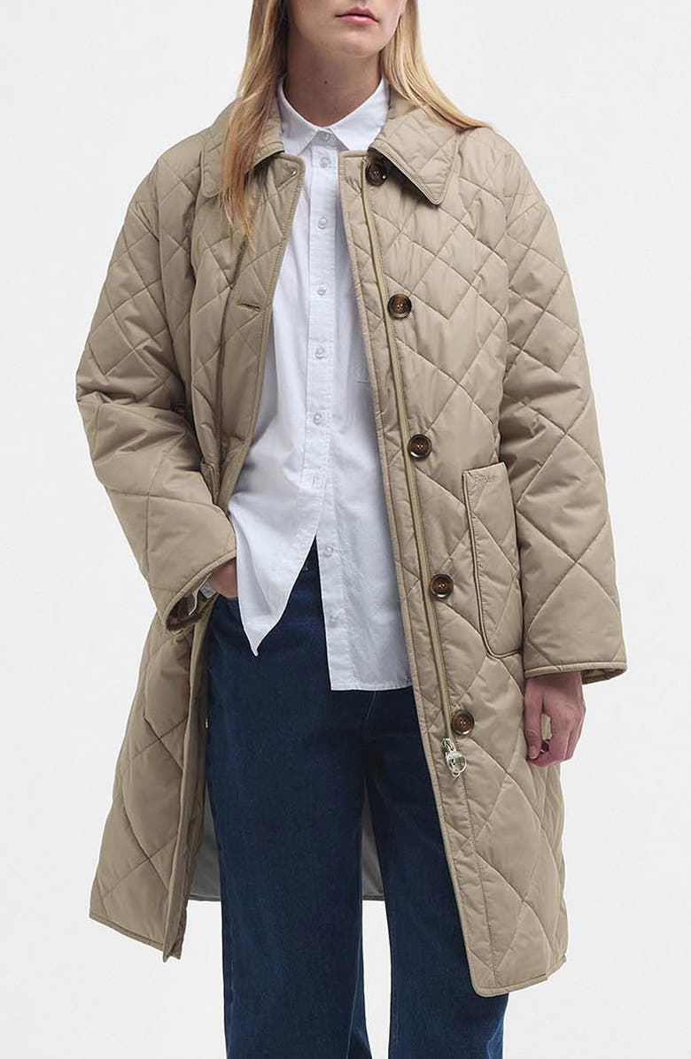 Barbour Cassandra Quilted Jacket, Main, color,