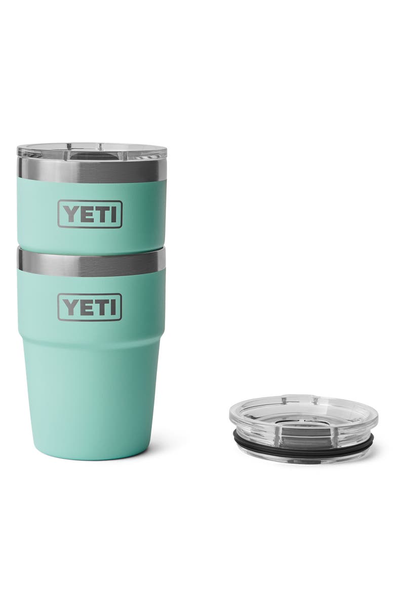 YETI Rambler 16-Ounce Stackable Cup, Alternate, color, Seafoam