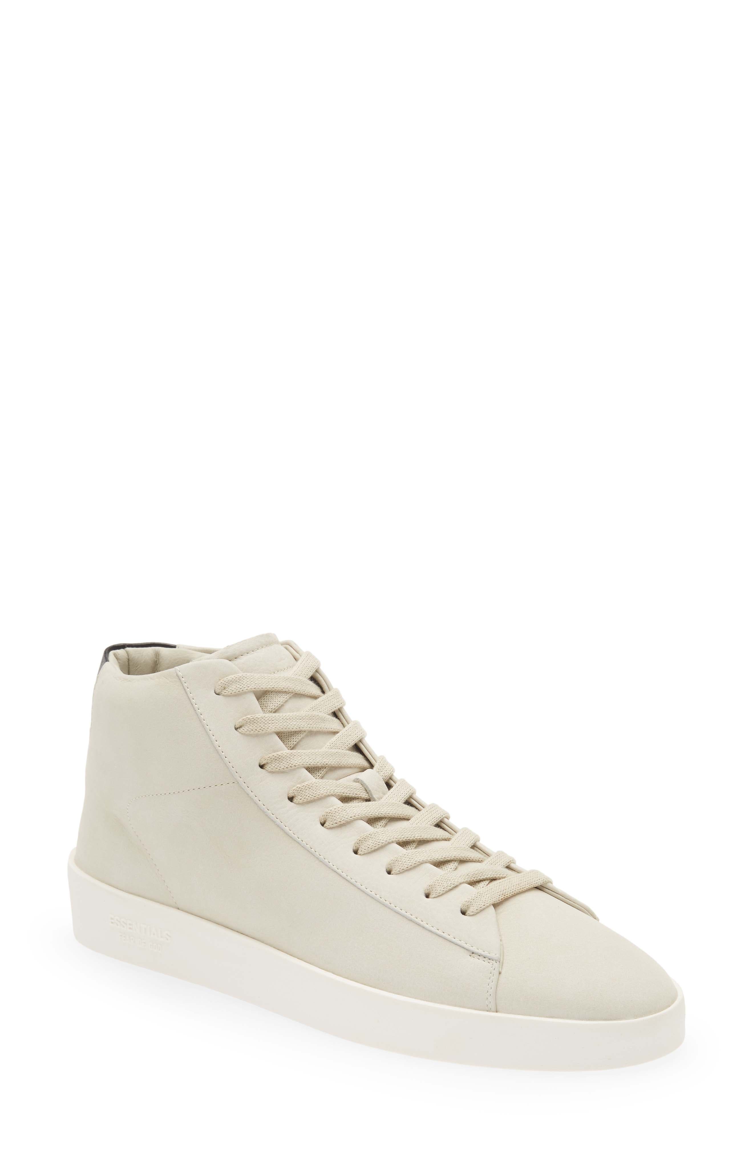 Fear of God Essentials The Essential Tennis Mid Top Sneaker, Main, color, 