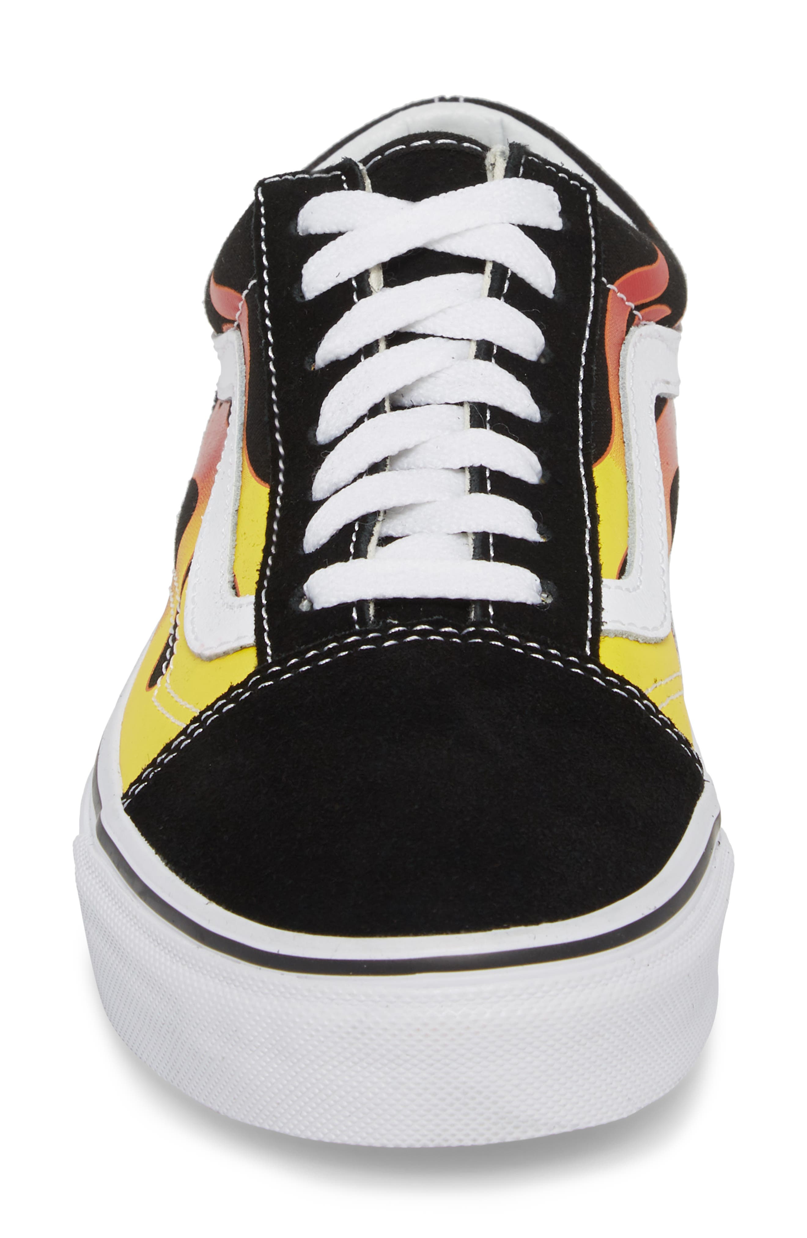 Old Skool Sneaker, Alternate, color, BLACK/ BLACK/ TRUE WHITE