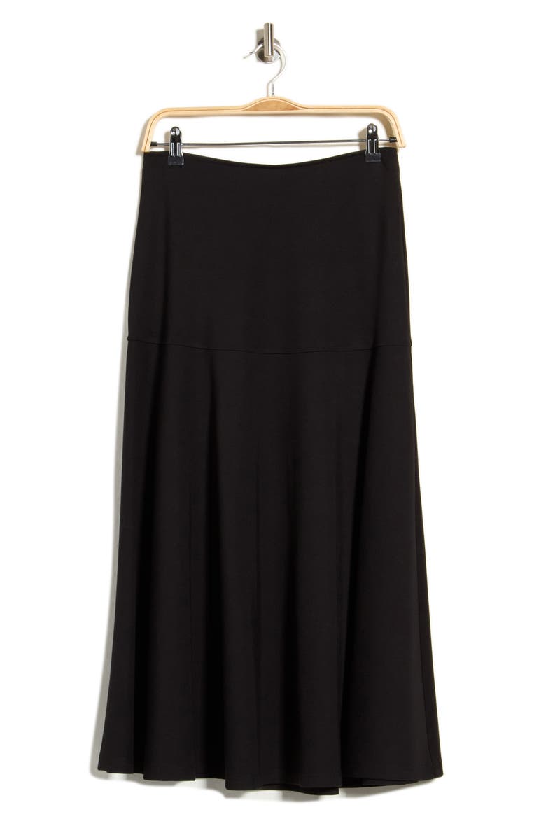 A-Line Maxi Skirt, Alternate, color, BLACK