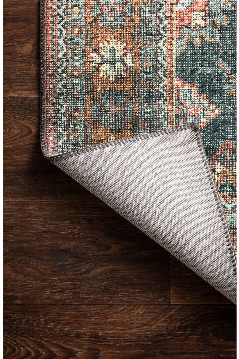 II Skye Collection Rug - Sea/Rust - 7'-6" x 9'-6", Alternate, color, SEA / RUST
