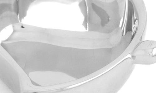 Nambe Decorative Bell Christmas Bowl In Silver