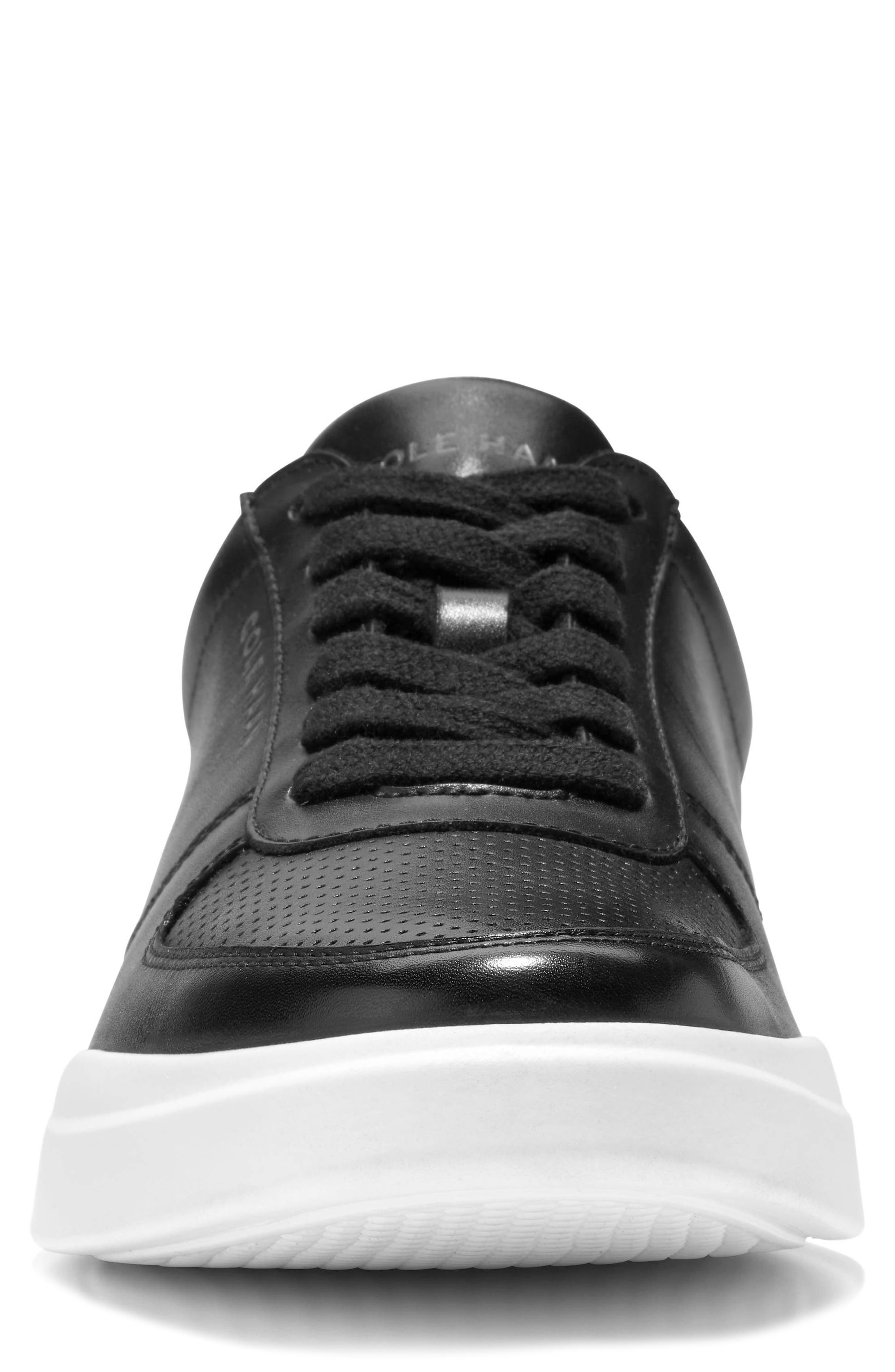Cole Haan Grand+ Pureshot Court Sneaker, Alternate, color, Black / Optic White