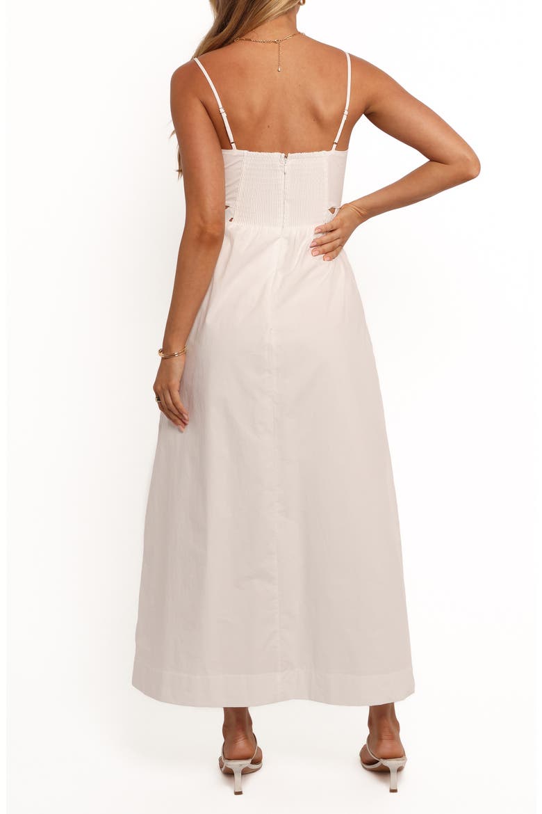 Angelus Cotton Sundress, Alternate, color, WHITE