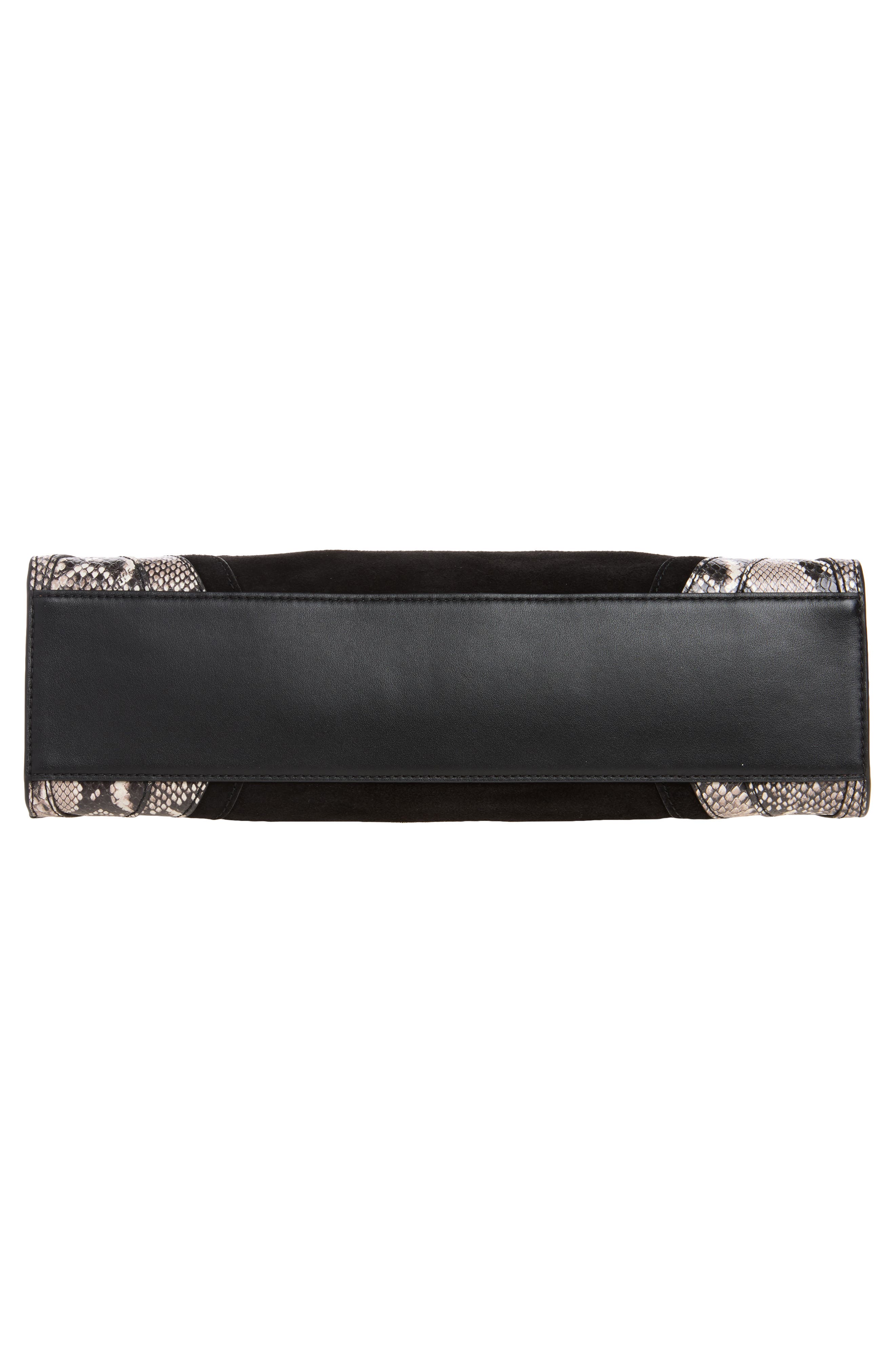 Vida Leather Shoulder Bag, Alternate, color, BLACK MULTI
