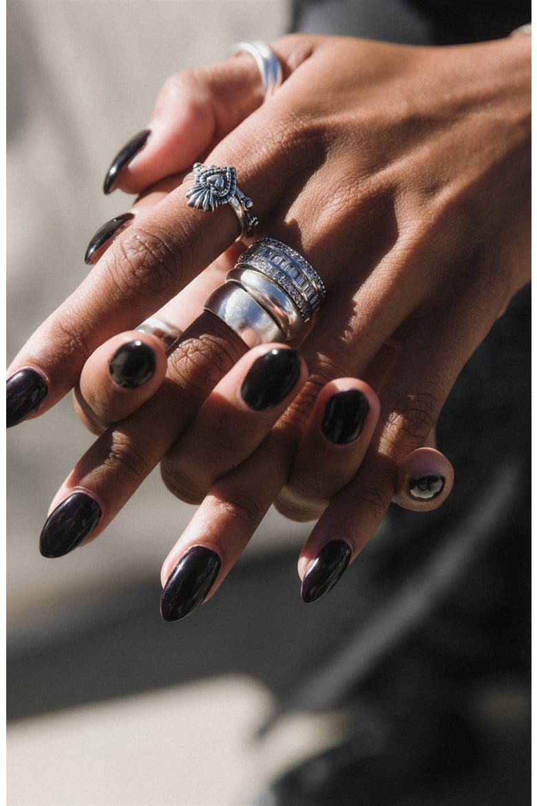 Milagros Flaming Heart Ring, Alternate, color, SILVER