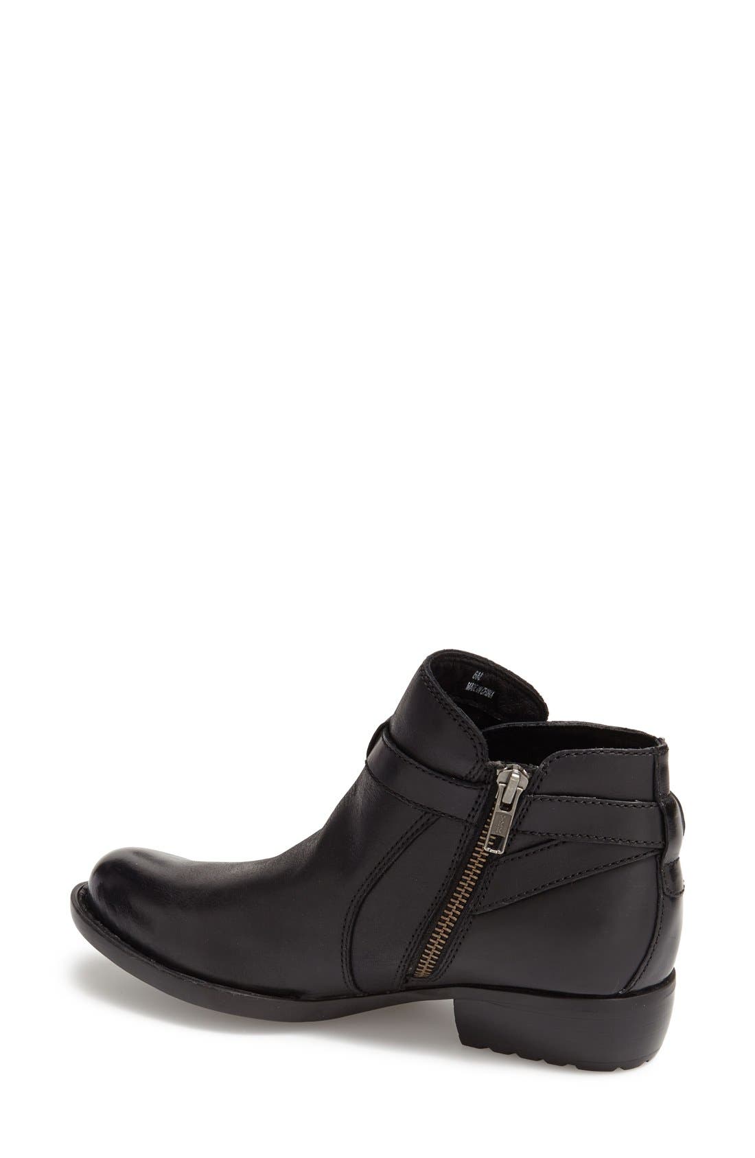 'Baily' Ankle Bootie (Nordstrom Exclusive), Alternate, color, BLACK LEATHER
