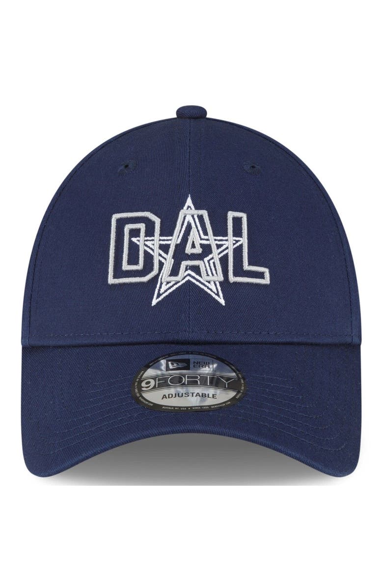 New Era Men's New Era Navy Dallas Cowboys Doubled 9FORTY Snapback Hat, Alternate, color, Navy
