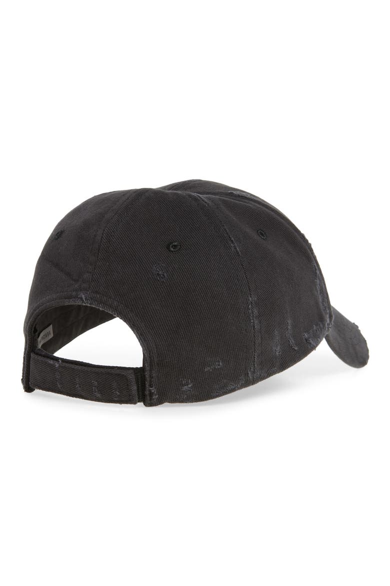 Logo Embroidered Baseball Cap, Alternate, color, 1000 BLACK