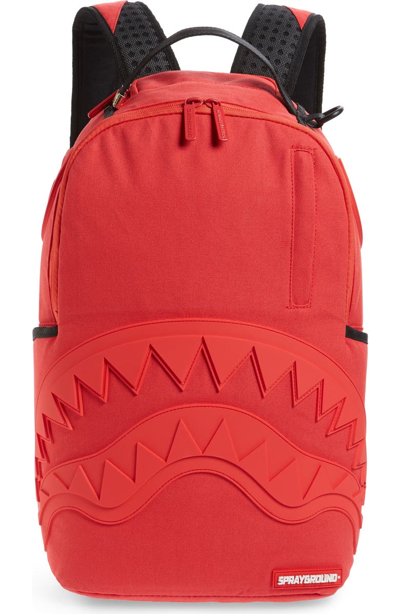 Sprayground Ghost Rubber Shark Backpack, Main, color,