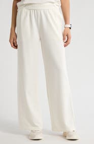 Zella Luxe Terry Wide Leg Pocket Pants