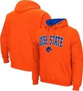 COLOSSEUM Men's Colosseum Orange Boise State Broncos Arch & Logo 3.0 Pullover Hoodie