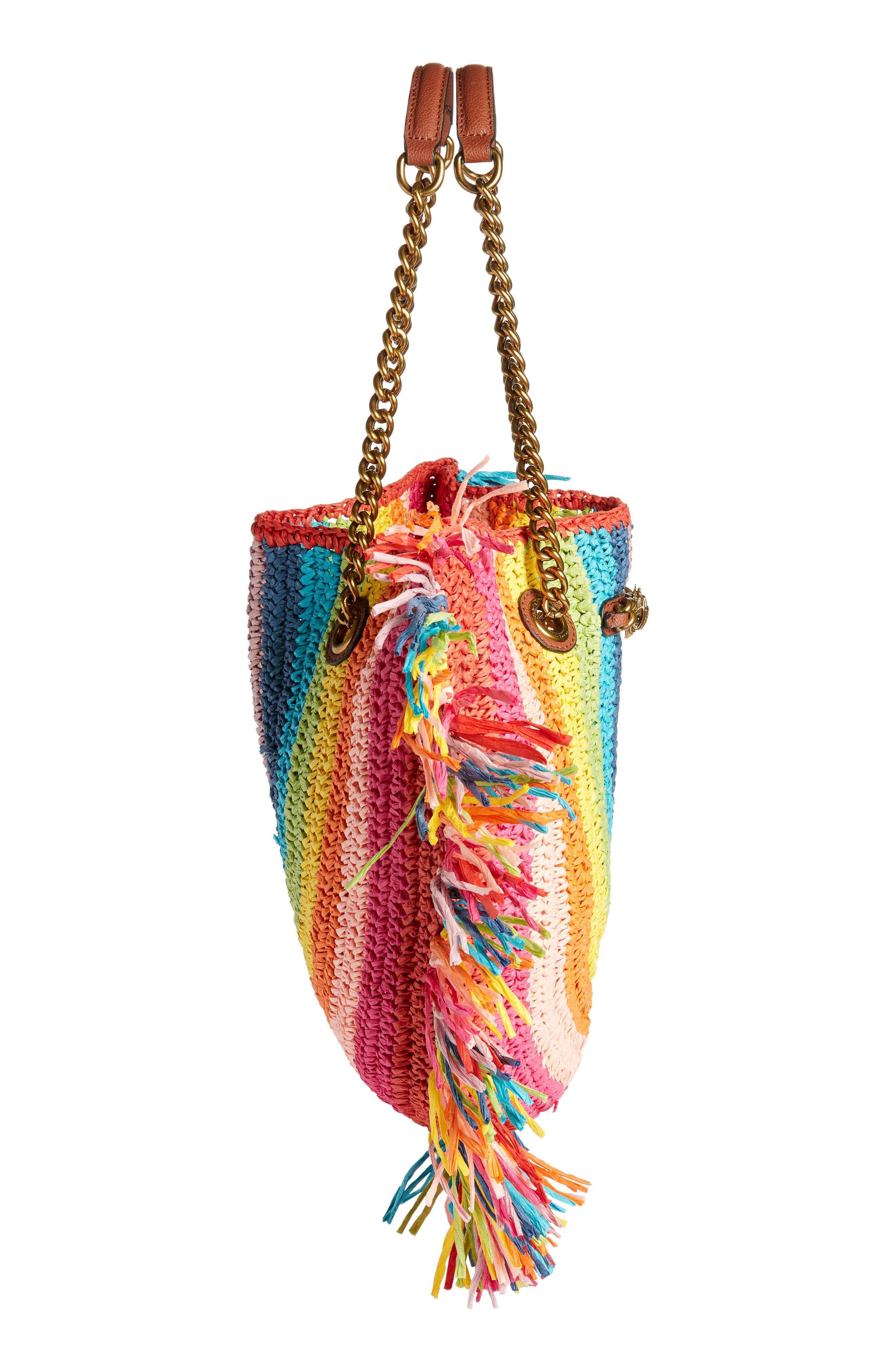 Chelsea Raffia Tote, Alternate, color, MULTI/ RAINBOW