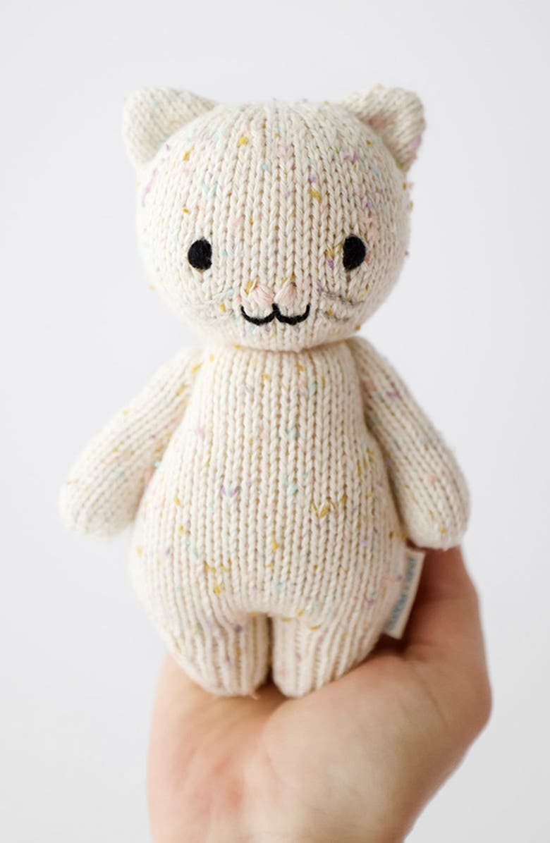 cuddle+kind Kitten Stuffed Animal, Alternate, color, Cream