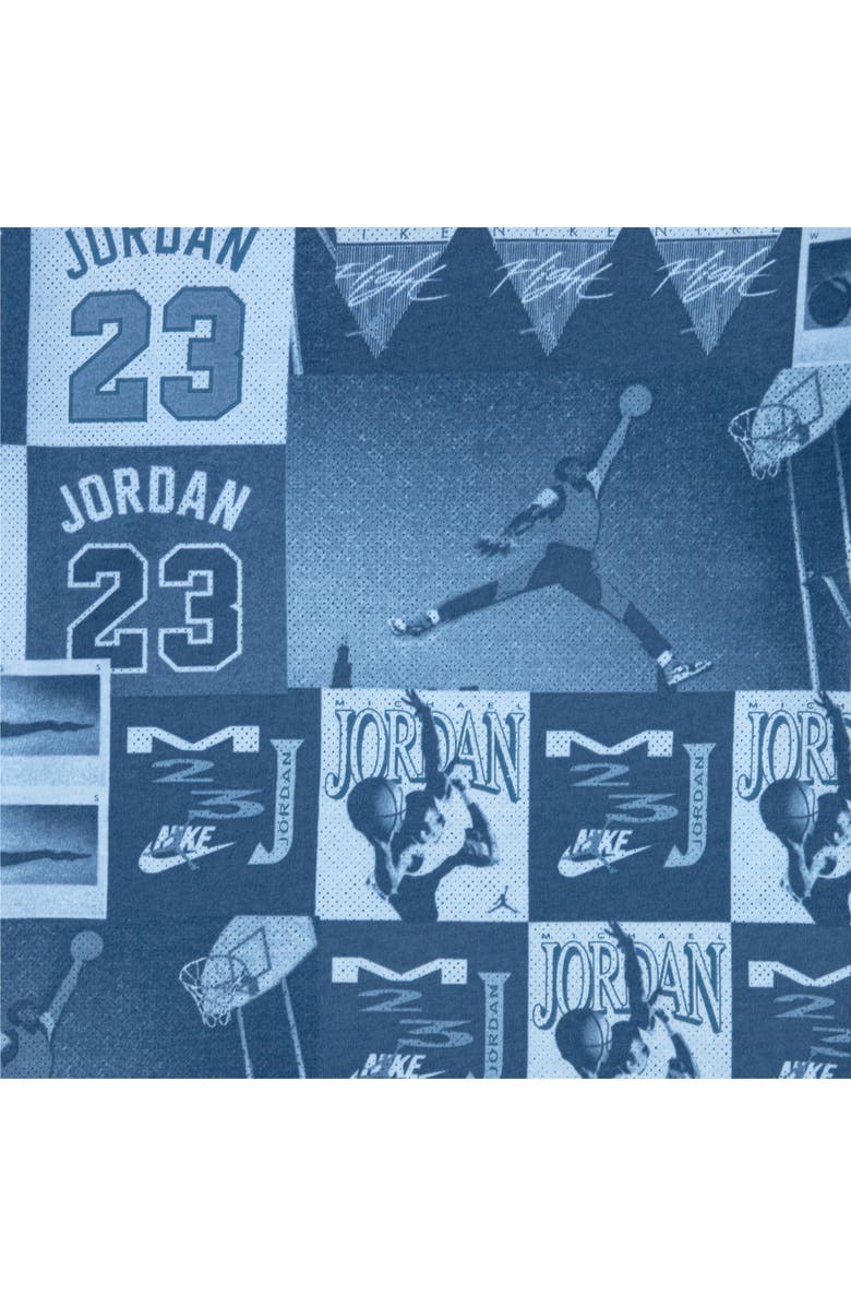 Jordan Kids' Poster Print Cotton Graphic T-Shirt, Alternate, color, Squadron Blue