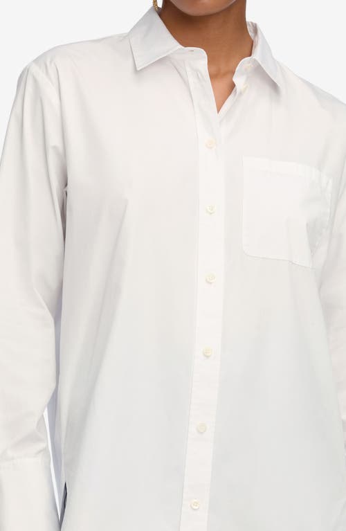 Frame The Boy Cotton Button-up Shirt In White
