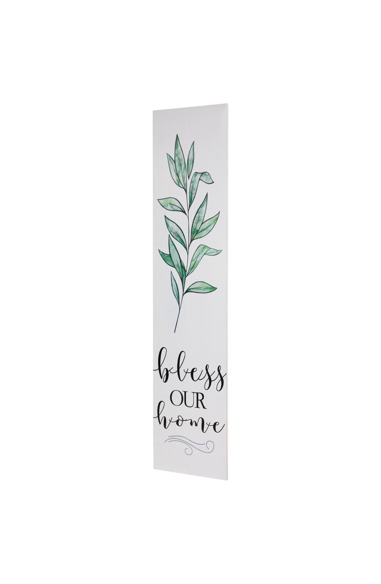 Northlight 36" Bless Our Home Wooden Porch Board Sign Decoration, Alternate, color, White