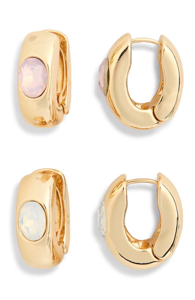 Tasha Set of 2 Huggie Hoop Earrings, Main, color,