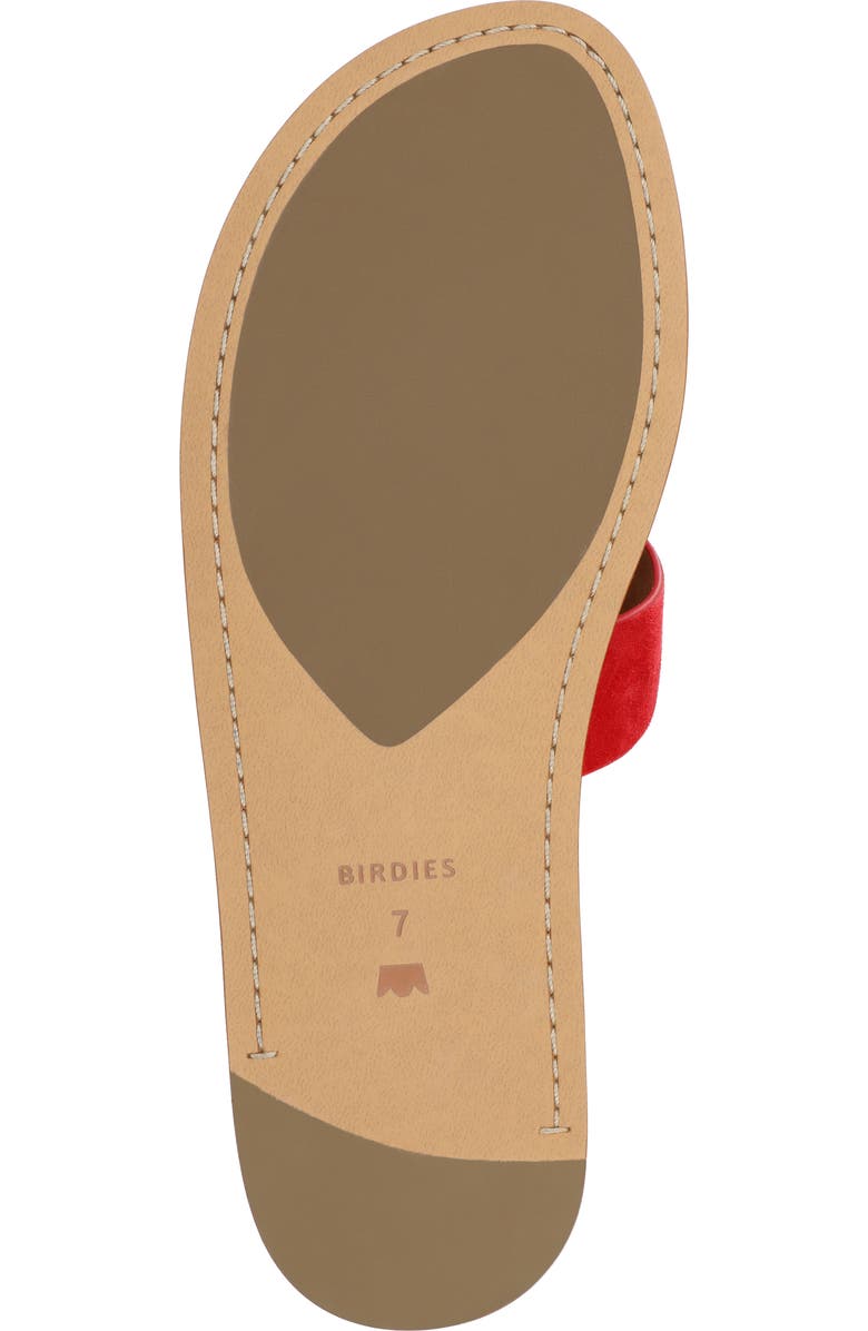 Birdies The Sunbird Sandals, Alternate, color, Red Suede