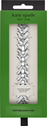 Kate Spade New York herringbone 16mm Apple Watch® bracelet
