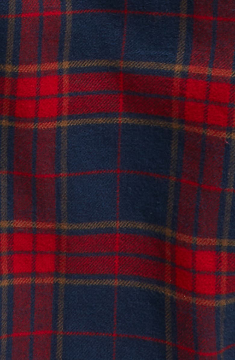 Vans Kids' Parkway II Hooded Plaid Flannel Button-Up Shirt, Alternate, color, 