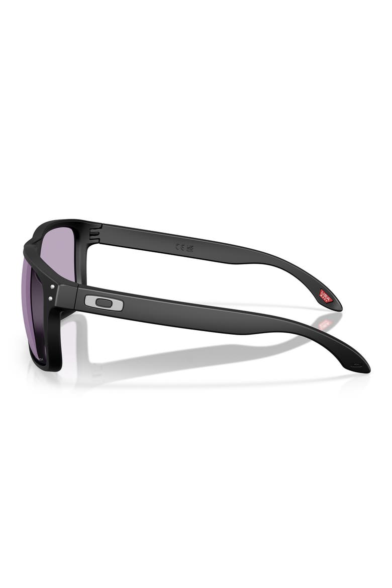61mm Prizm™ Polarized Rectangular Sunglasses, Alternate, color, MATTE BLACK
