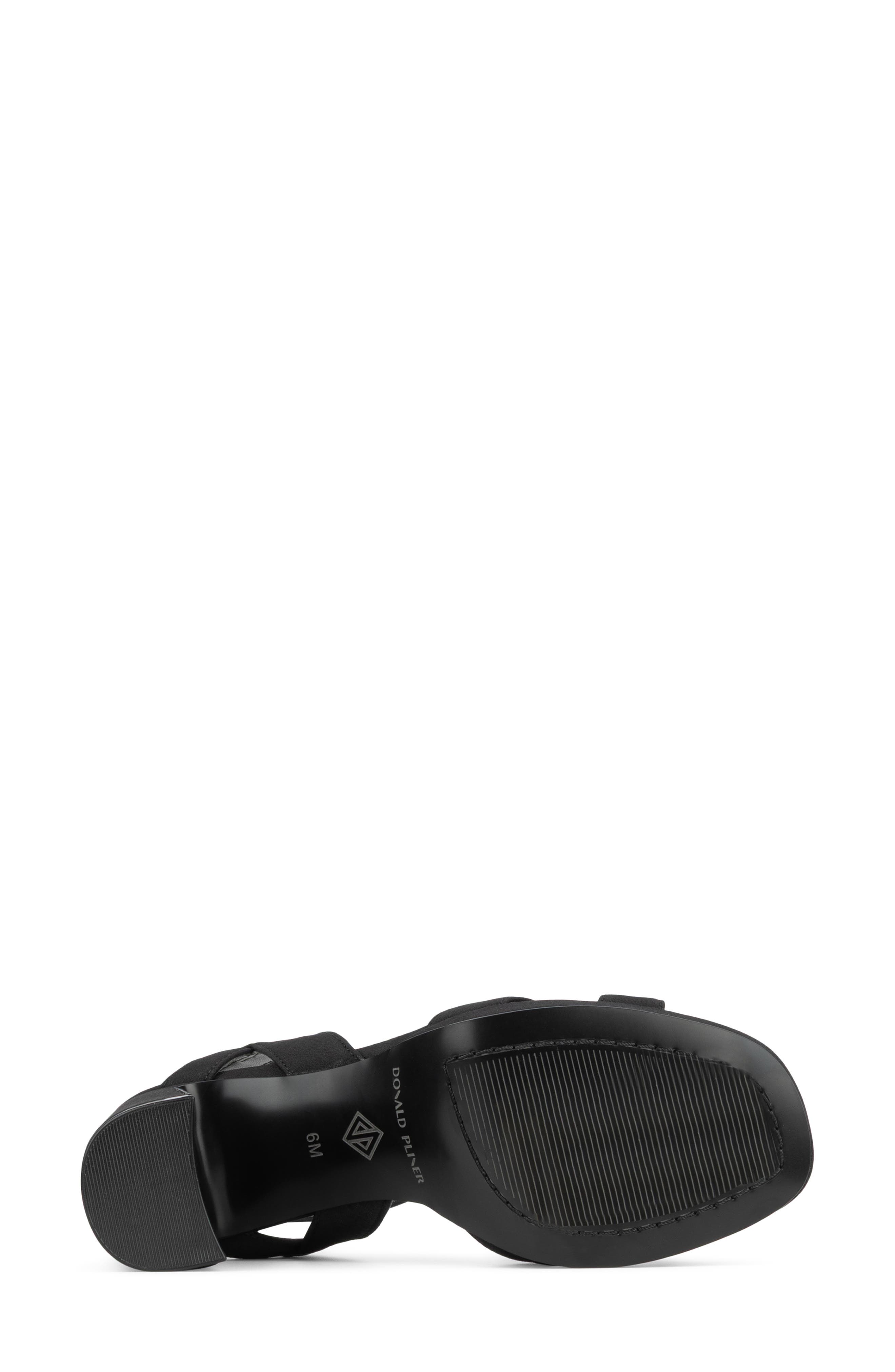 Pheebee Platform Sandal, Alternate, color, BLACK