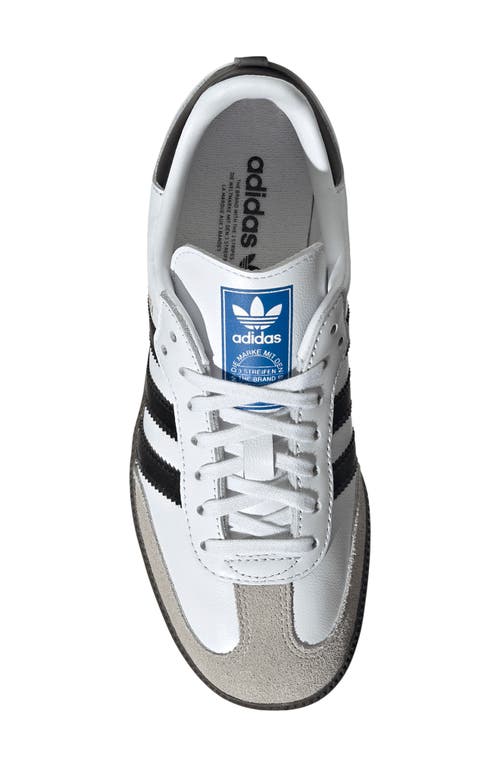 Adidas Originals Sneakers Samba Og Kids In White/clear Orange/gum