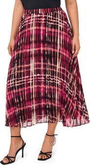 Halogen® Pleated Georgette Skirt