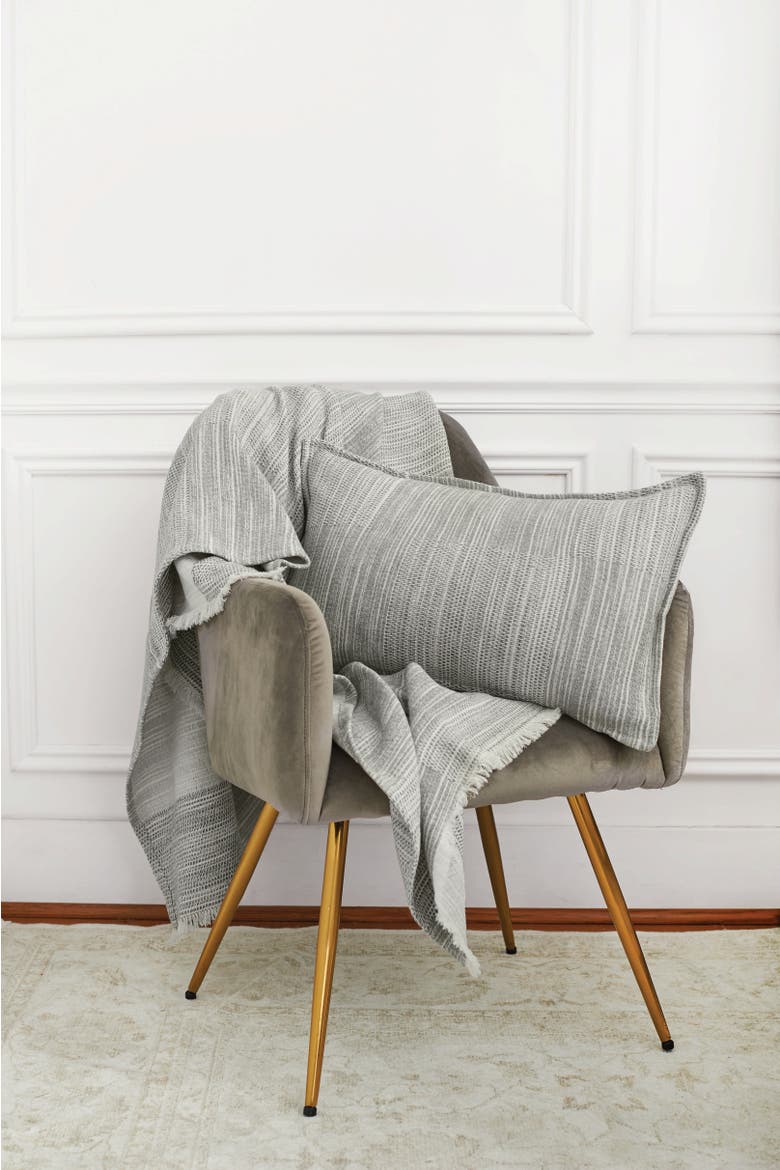 Beacon Ash Accent Throw Pillow Decor, Main, color, Gray