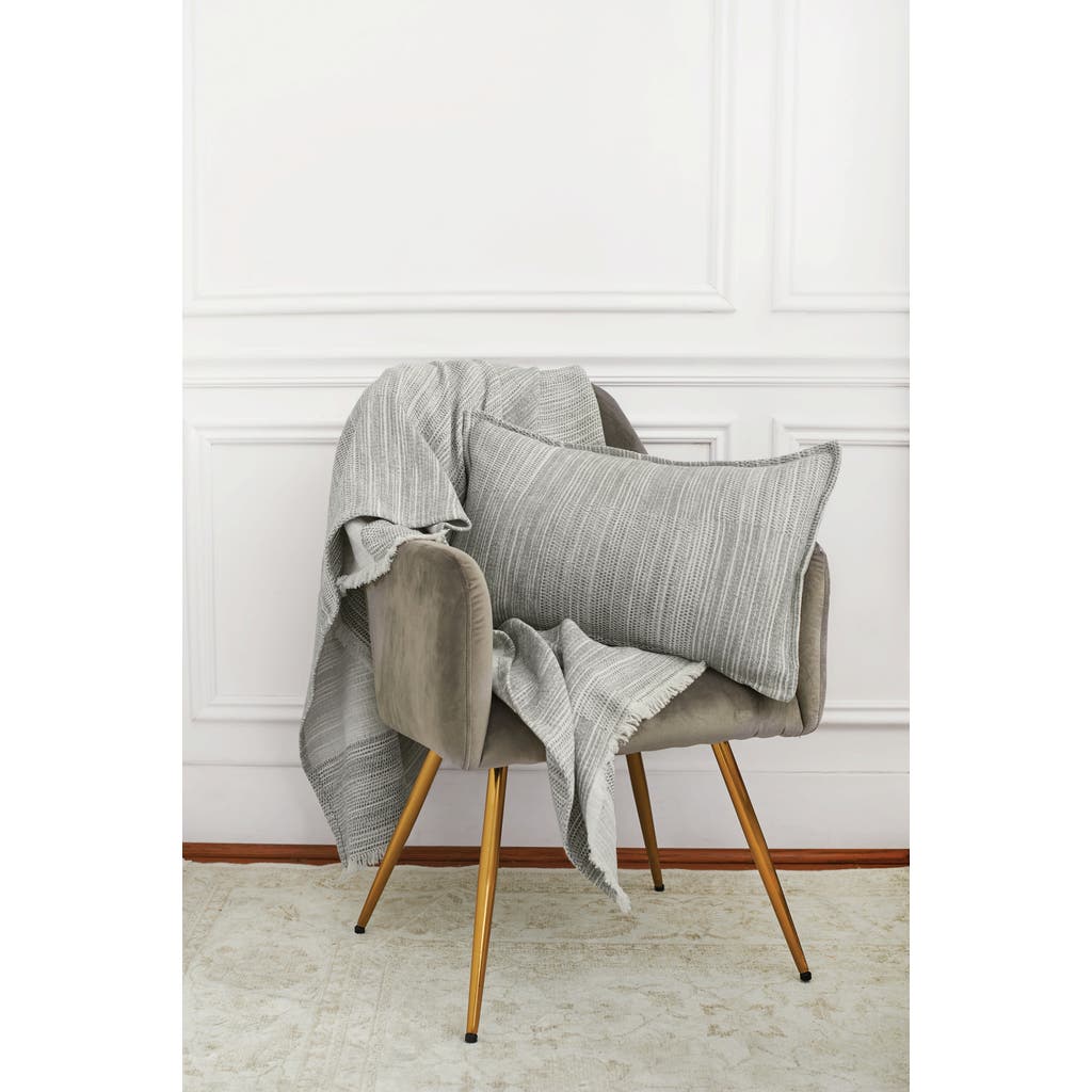 Elisabeth York Beacon Ash Accent Throw Pillow Decor In Gray