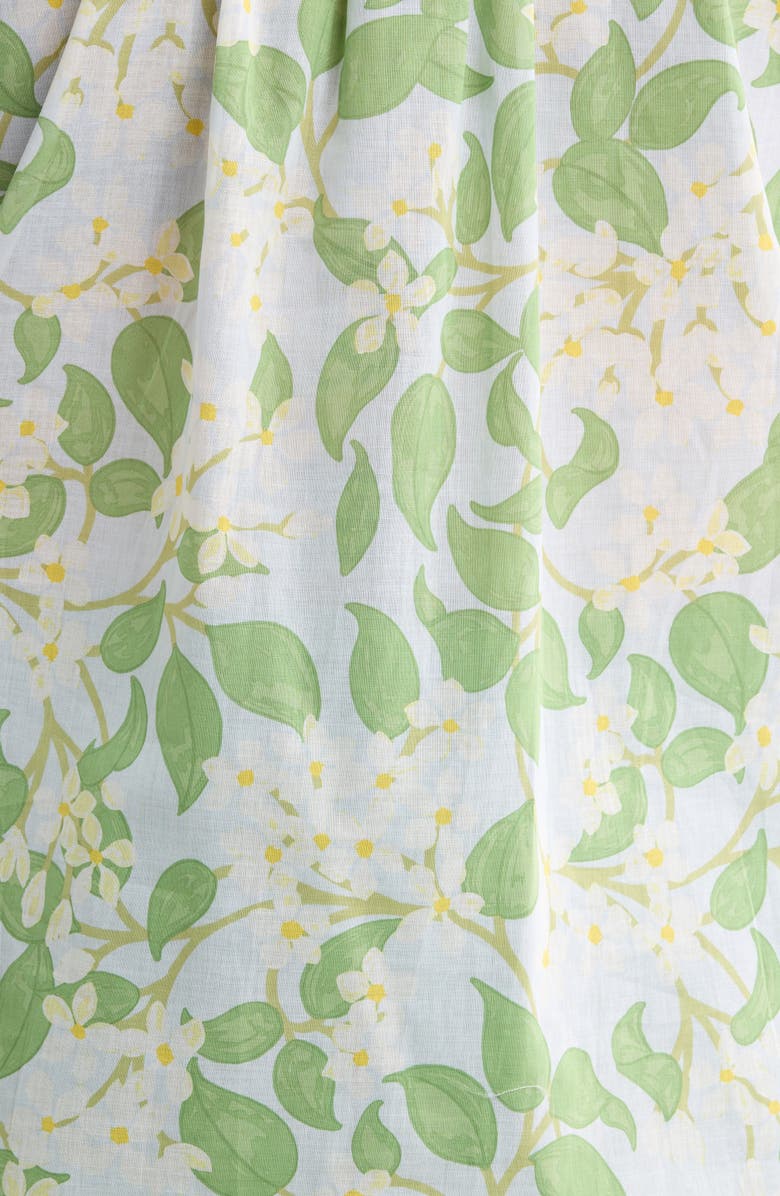 SUGARLIPS Kiany Floral Ina Short Sleeve Button-Up Shirt, Alternate, color, Light Blue Green