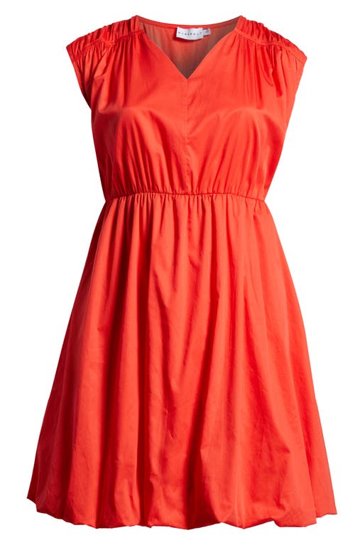 HARSHMAN HARSHMAN ARLA BUBBLE HEM COTTON DRESS 