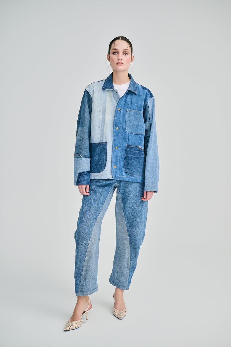 James Jeans in Vintage denim, Alternate, color, Sky Blue