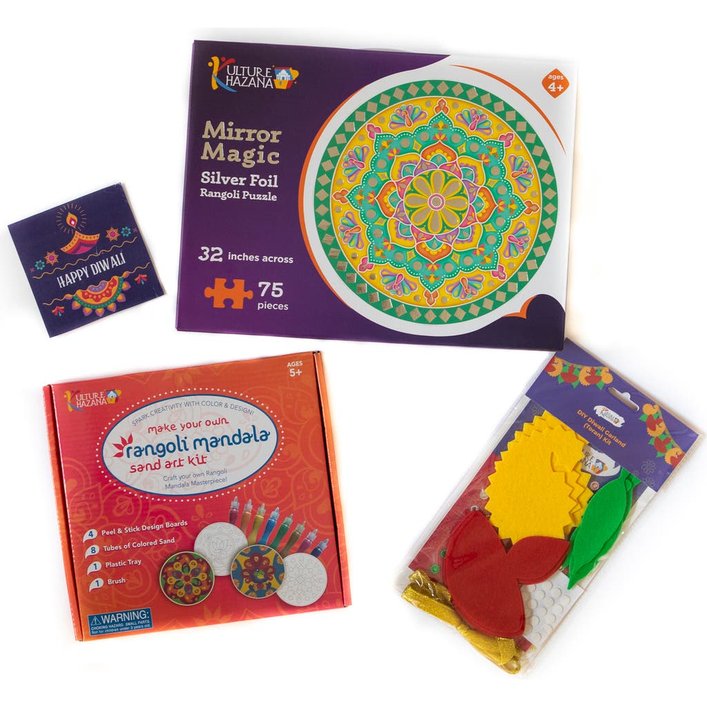 KULTURE KHAZANA Diwali Festivals of Lights Kit in Multi Color at Nordstrom