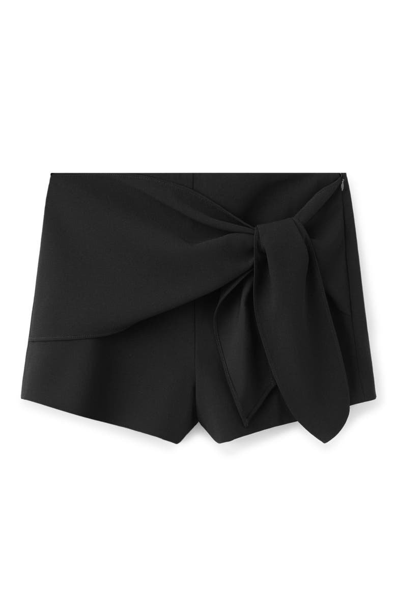 Pistacho Belted Shorts, Alternate, color, BLACK