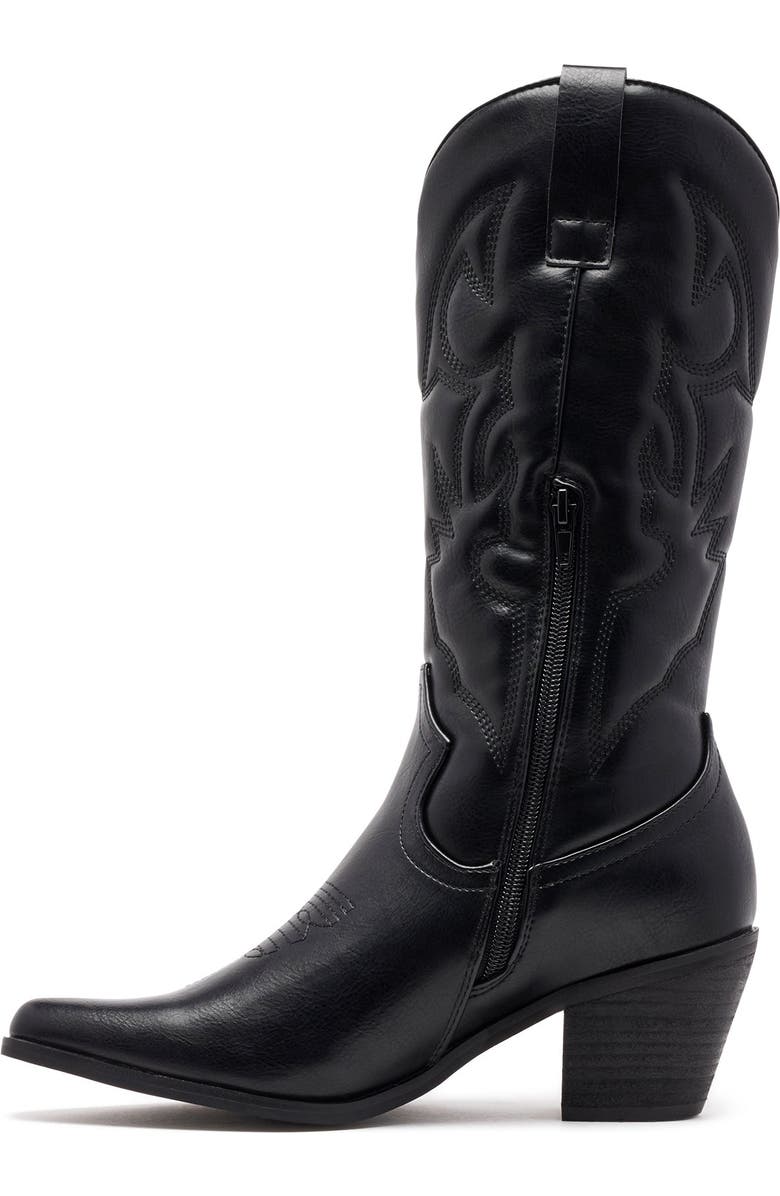 Therapy Australia Clayton Western Boots, Alternate, color, Black Leather