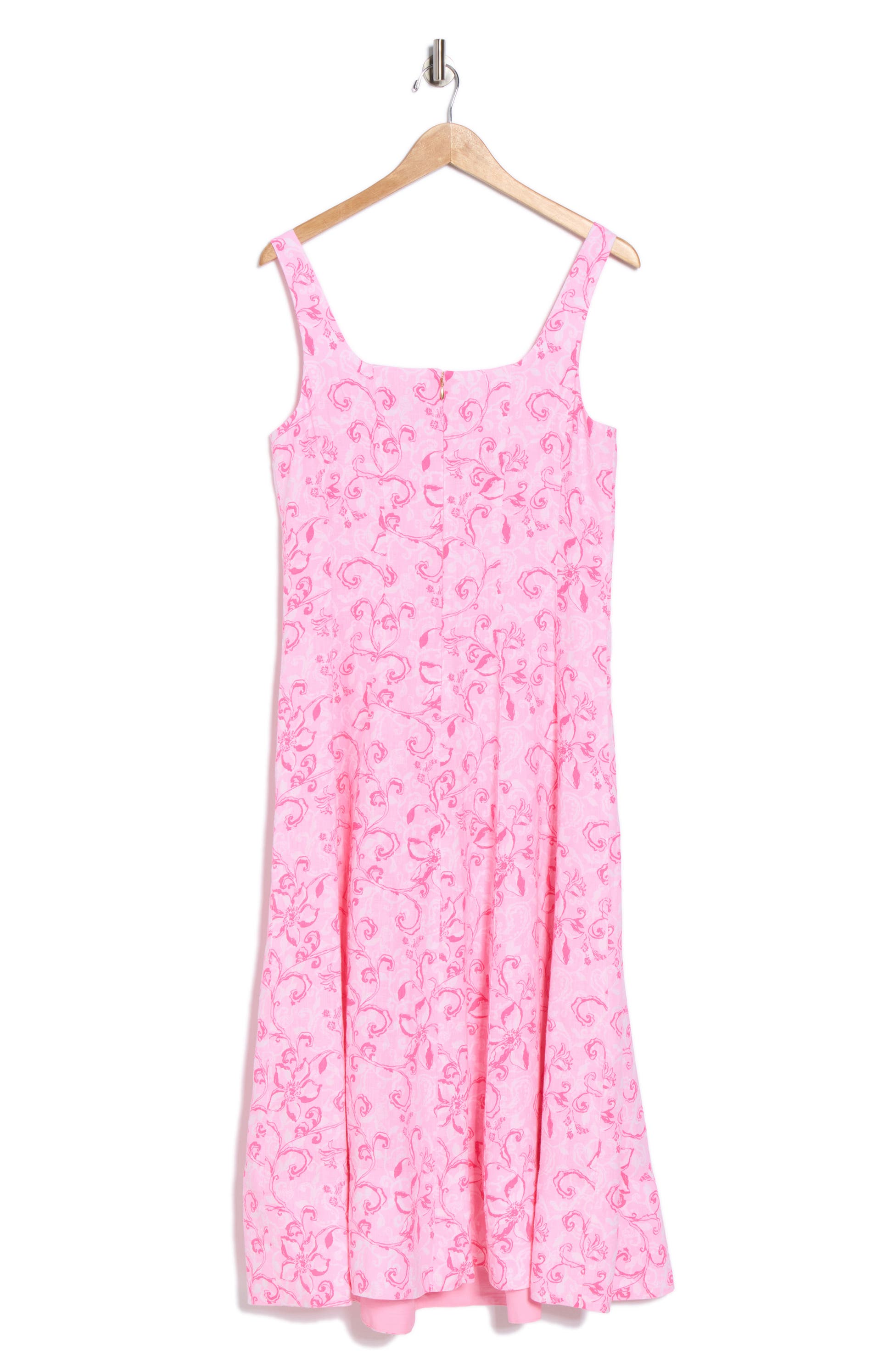 Calina Floral Cotton Jersey Fit & Flare Dress