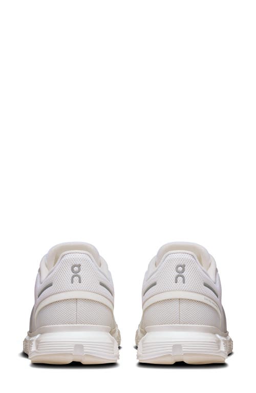 On Cloud 6 Waterproof Sneakers In White/white