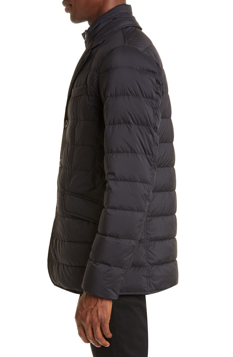 Herno La Giacca Water Resistant Down Blazer with Removable Bib, Alternate, color, 