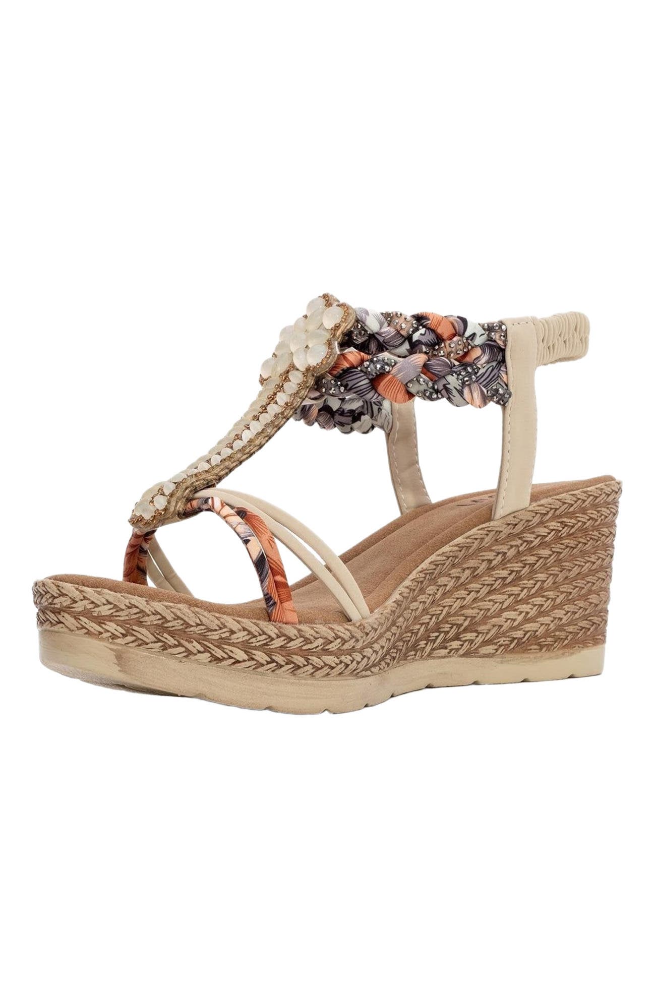 Prologue Shoes Sogno Rhinestone Espadrille Sandal, Alternate, color, 