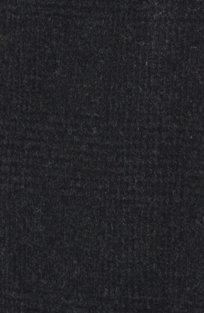 Johnstons of Elgin x Le Kilt Glen Plaid Wool & Cashmere Kilt, Alternate, color, Charcoal / Grey Shadow Check