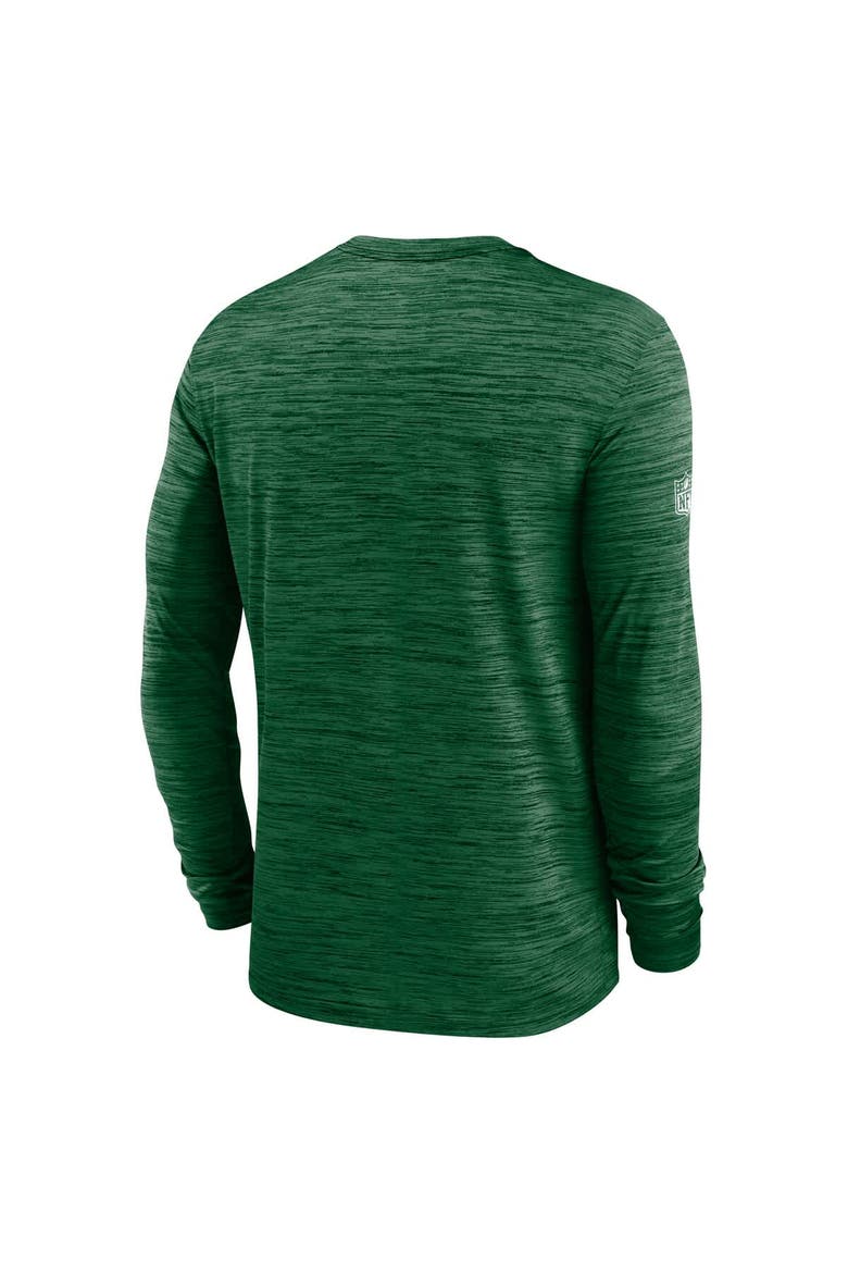 Men's Nike Green New York Jets Sideline Velocity Performance Long Sleeve T-Shirt, Alternate, color, Green