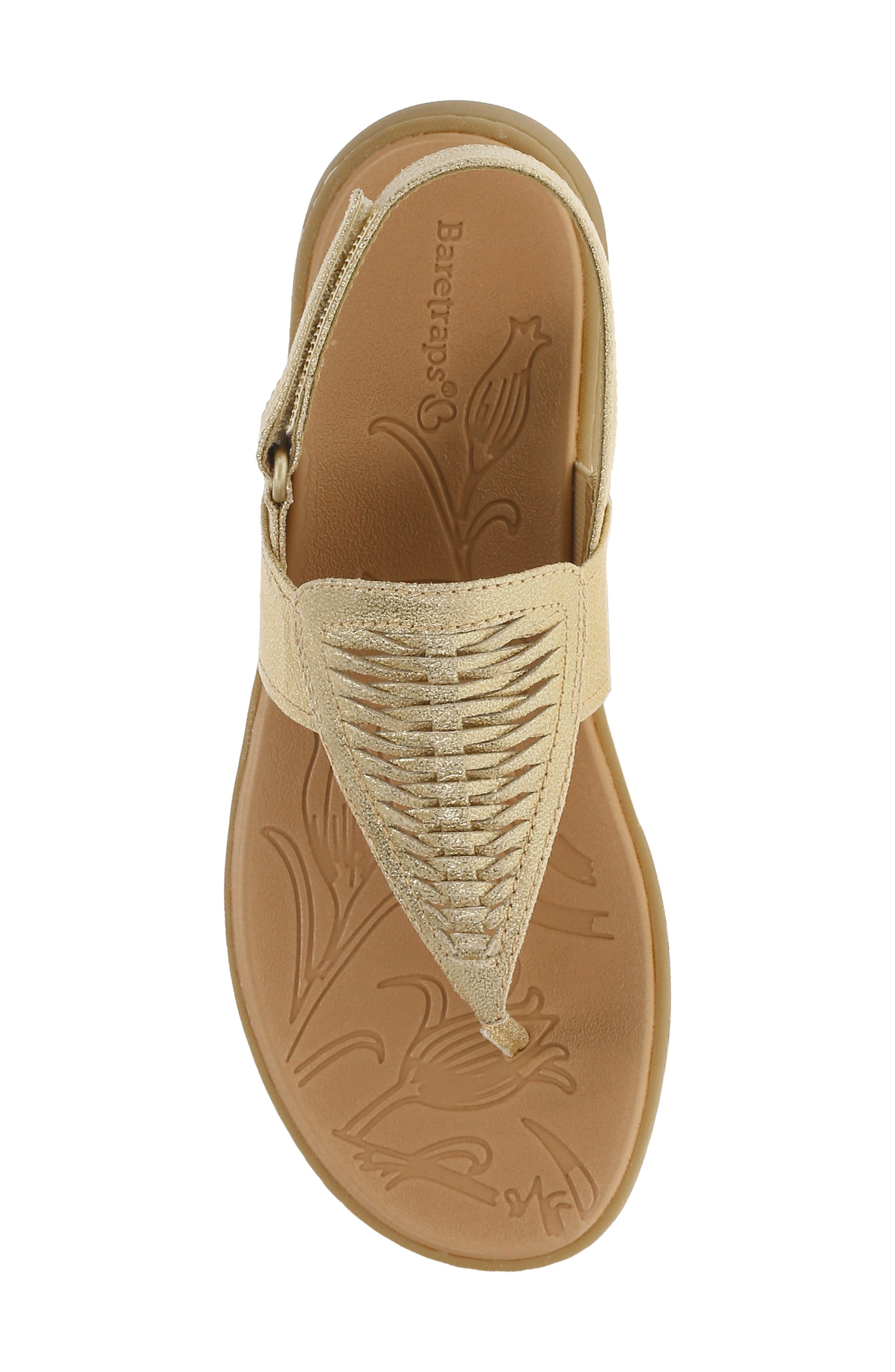 Quincy T-Strap Sandal, Alternate, color, OLD GOLD