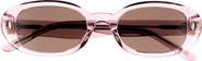Tory Burch 52mm Oval Sunglasses